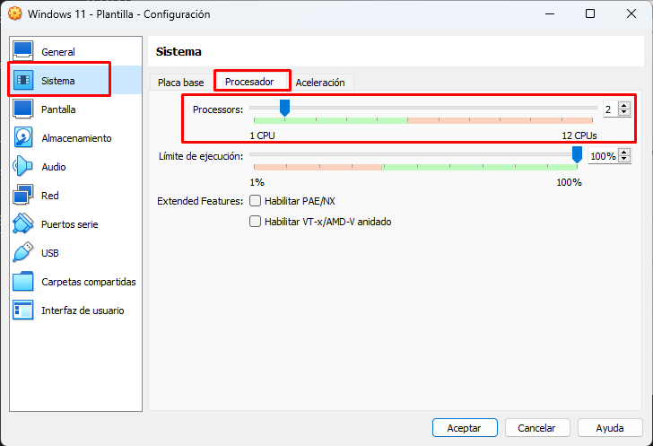 Cambiando procesadores